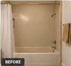 Bathroom before